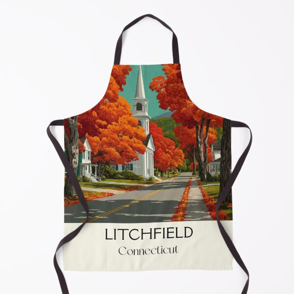 Item preview, Litchfield Connecticut Historic Church Art Print designed and sold by TuncGK.