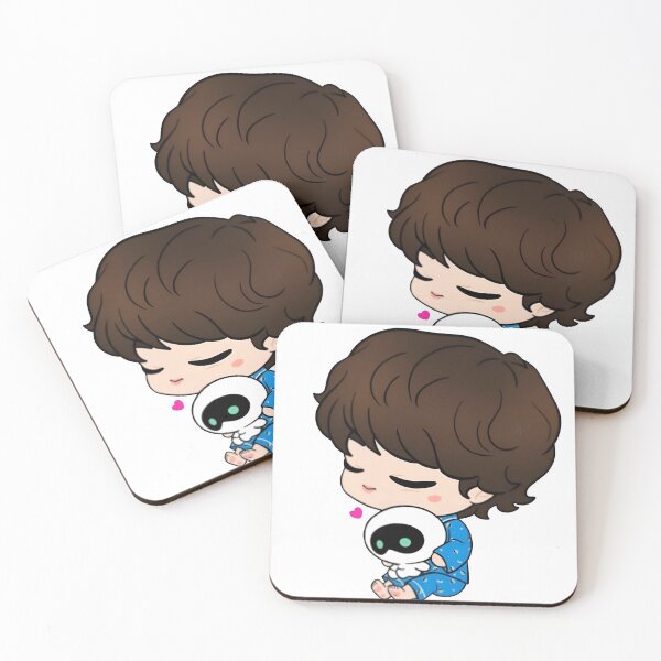 Item preview, Sleepy Chibi Jin – Cute BTS Pajama Art designed and sold by DynamiteDrops.