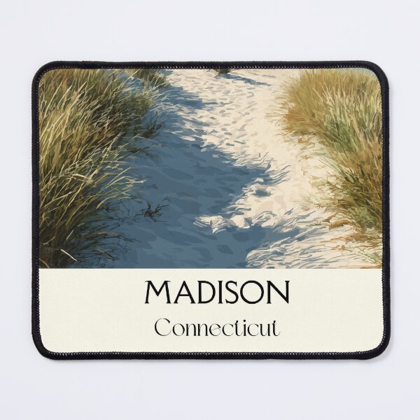 Item preview, Impresión artística del sendero de la playa de Madison, Connecticut designed and sold by TuncGK.