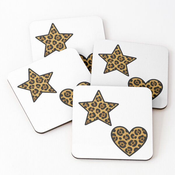 Item preview, Leopard Print Heart Star designed and sold by DariaOltes.
