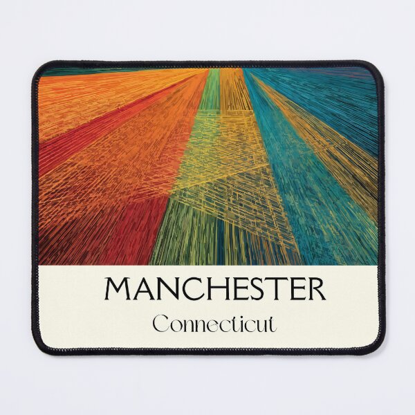 Item preview, Manchester Connecticut Modern Industrial Art Print designed and sold by TuncGK.