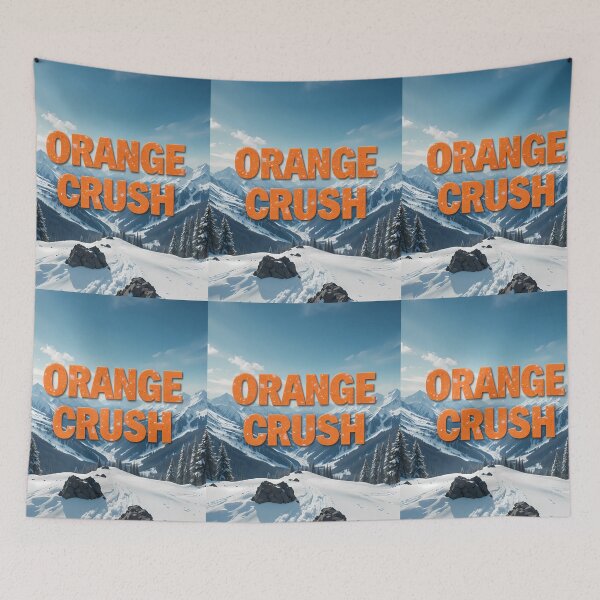 Item preview, Crush Orange Diverse Artistic Expressions Cosmic Wars Fantasy designed and sold by ART ATTACK ZONE.