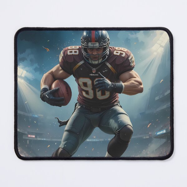 Item preview, Football Art Diverse Artistic Expressions Cosmic Wars Fantasy designed and sold by ART ATTACK ZONE.