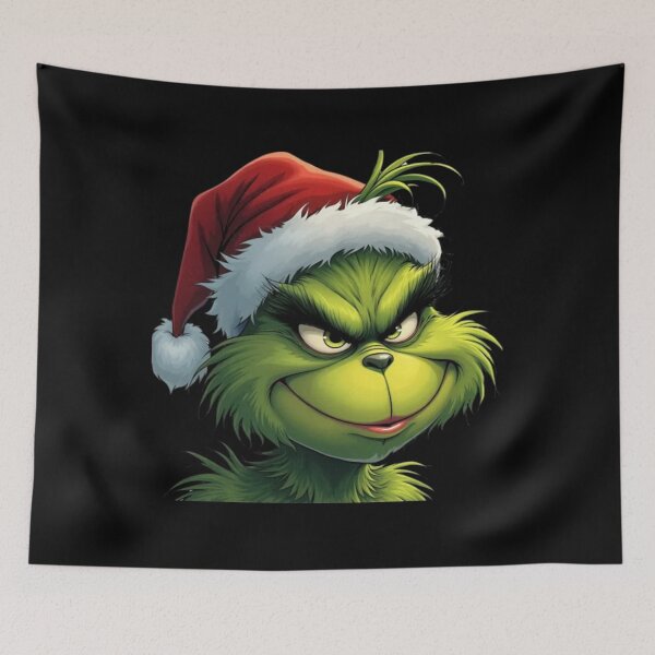 Item preview, The Grinch Smirk | Funny Christmas Classic Cartoon Design designed and sold by Hadley Murphy.