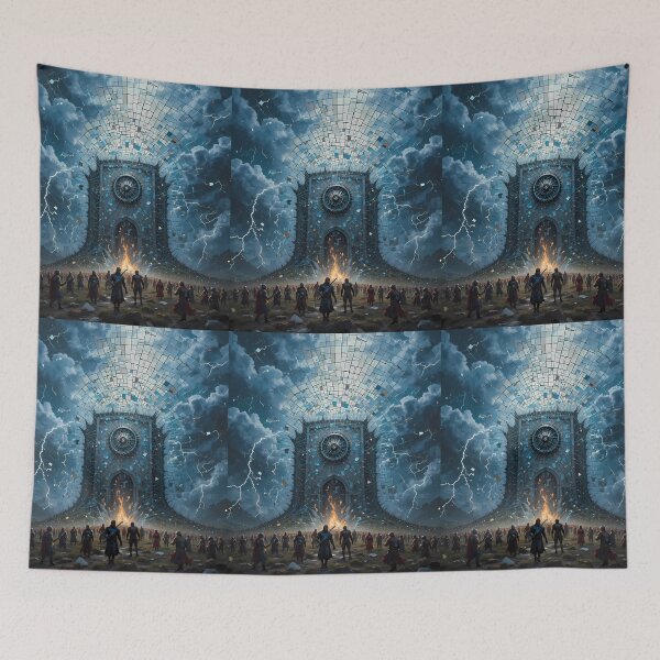 Item preview, Surreal Art Diverse Artistic Expressions Cosmic Wars Fantasy designed and sold by ART ATTACK ZONE.