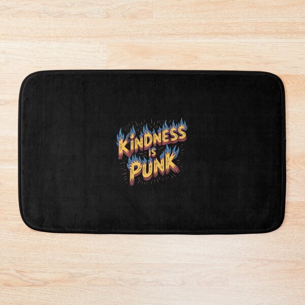 Item preview, Kindness Is Punk – Bold Flame Typography designed and sold by vvcreativedesigns.