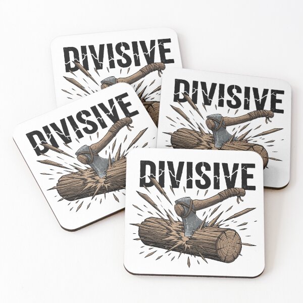 Item preview, DIVISIVE Axe Splitting Log - Bold Political & Social Statement Art designed and sold by Studio13C.