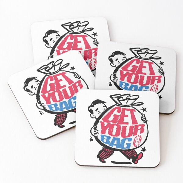 Item preview, Get Your Bag - Motivational Money Hustle Pop Art Design designed and sold by Studio13C.