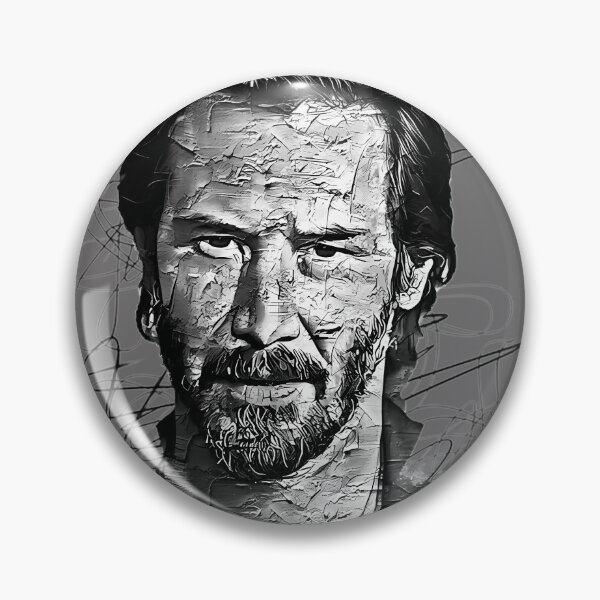 Item preview, KEANU-REEVES-ABSTRACT-SKETCH-ART-JOHN-WICK-KEANU-REEVES-HALLOWEEN-CHRISTMAS-ESSENTIAL designed and sold by EmoryGBurke.