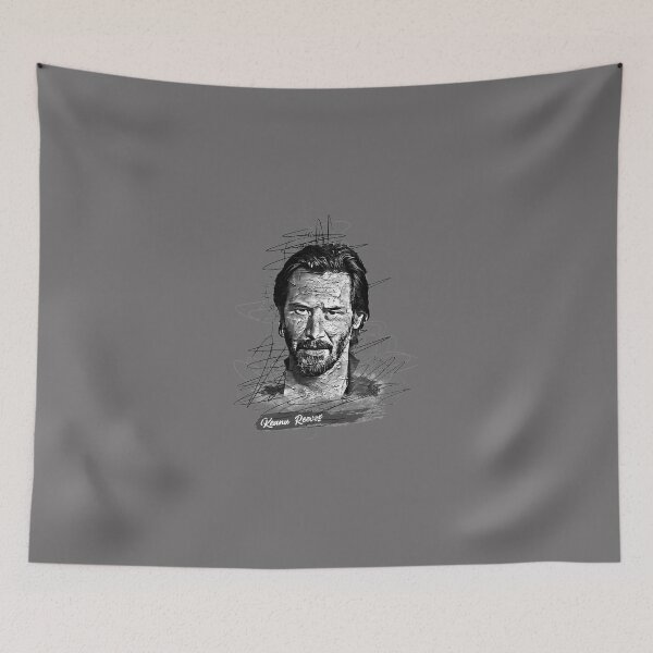 Item preview, KEANU-REEVES-ABSTRACT-SKETCH-ART-JOHN-WICK-KEANU-REEVES-HALLOWEEN-CHRISTMAS-ESSENTIAL designed and sold by EmoryGBurke.