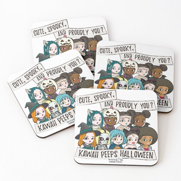 Item preview, Halloween Kawaii Girls Collection – Cute, Spooky, and Proudly You | KAWAII PEEPS Halloween Design designed and sold by P-L-Sardines.