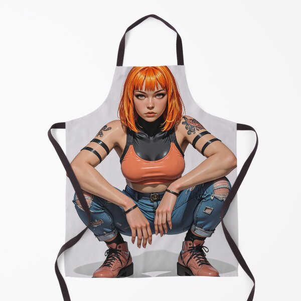 Item preview, Lilu crouching in torn jeans an tank top designed and sold by CathryneDelamort.