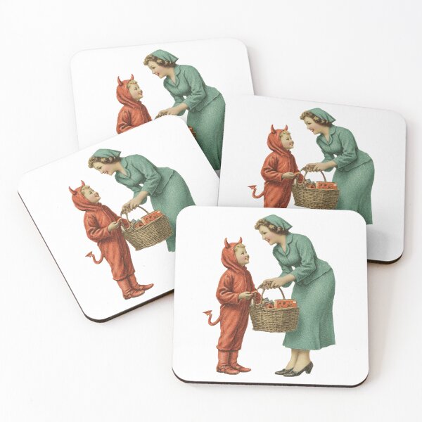 Item preview, Vintage Mother and child trick or treating designed and sold by MendaciousMina.
