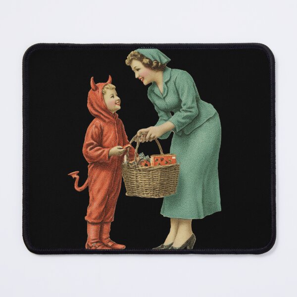 Item preview, Vintage Mother and child trick or treating designed and sold by MendaciousMina.
