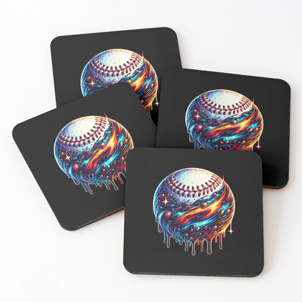 Artikelvorschau, Baseball Planet Drip Baseball Drip Baseball Eiscreme Drip entworfen und verkauft von miaa-artistshop.