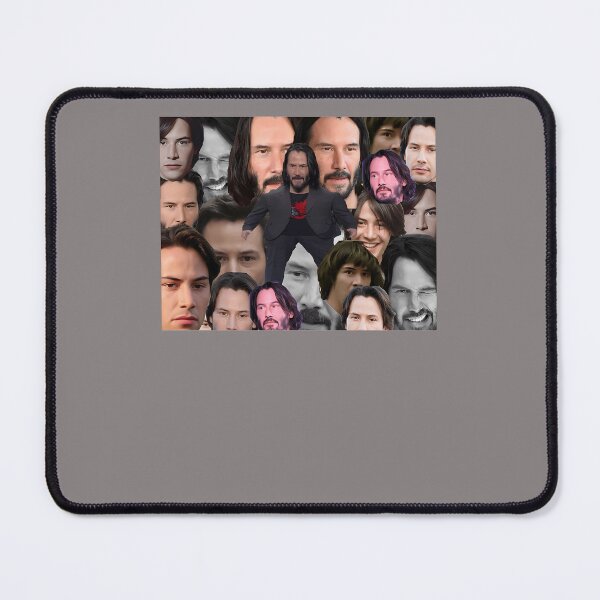 Artikelvorschau, KEANU-REEVES-GESICHT-COLLAGE entworfen und verkauft von ErinnMBenedict.