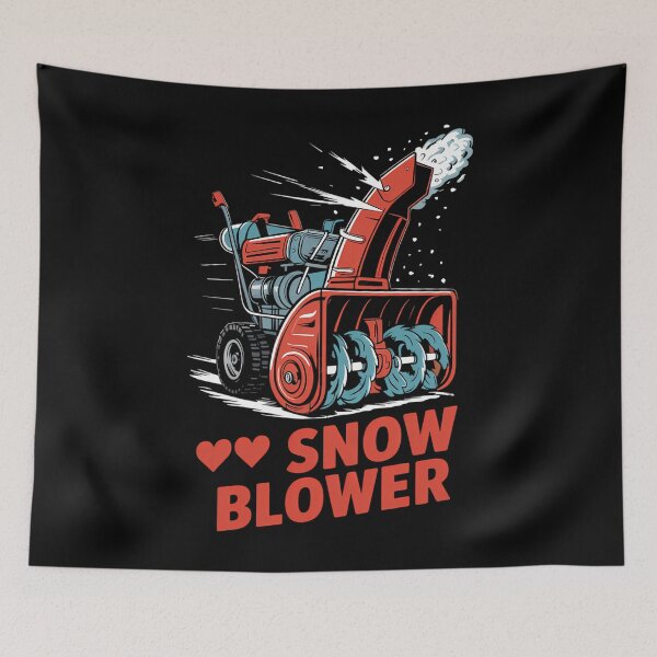 Item preview, Snow Blower Winter Xmas designed and sold by WalshDrawnLaugh.