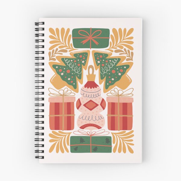 Item preview, Christmas Ornament with Trees and Golden Gifts designed and sold by NicolaZhukov.