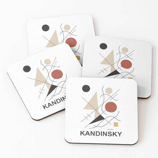 Item preview, Kandinsky Inspired Abstract Geometric Composition designed and sold by ElisabethRaven.