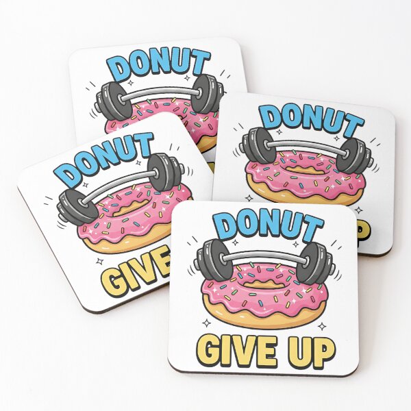Item preview, Donut Give Up designed and sold by Joyful-Park.