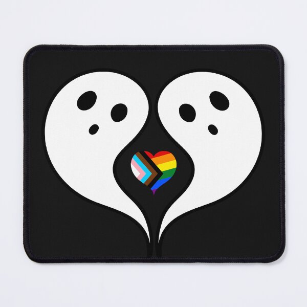 Item preview, LGBTQA ghost heart designed and sold by SunsetSpectrum.