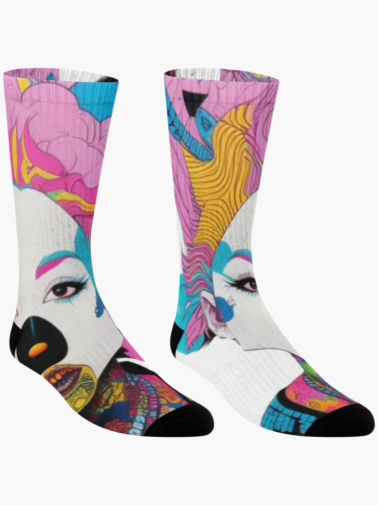 Thumbnail 3 of 5, Socks, designed and sold by R0X Designs .