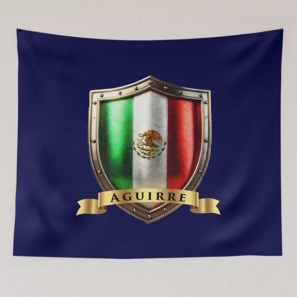 Item preview, Aguirre Heritage Crest, Mexico Spirit designed and sold by Highlandkings.