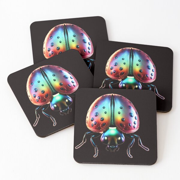 Item preview, Vibrant Rainbow Lady Beetle designed and sold by Roanemermaid.