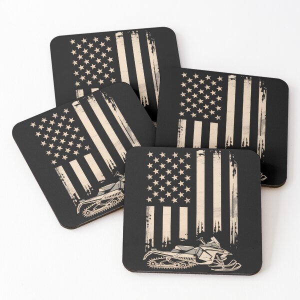 Item preview, Snowmobile Winter Snow US Flag Snowmobiling designed and sold by WalshDrawnLaugh.