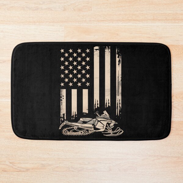 Item preview, Snowmobile Winter Snow US Flag Snowmobiling designed and sold by WalshDrawnLaugh.