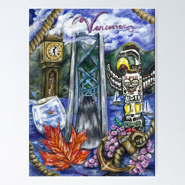 Item preview, Vancouver Travel Art designed and sold by Heather McDonough.