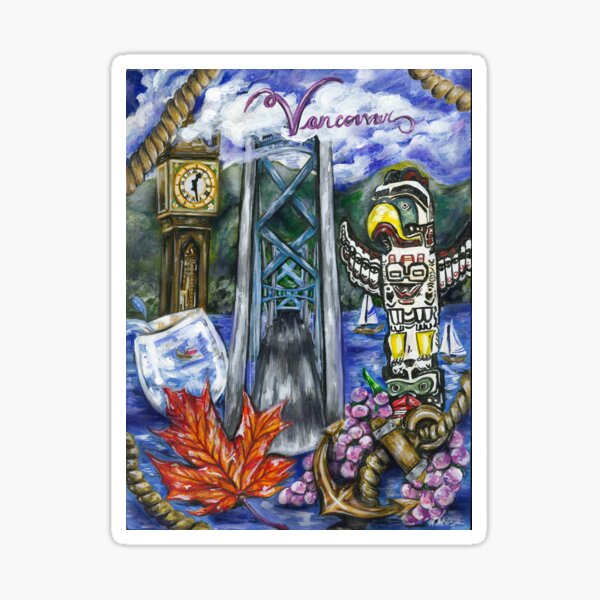 Item preview, Vancouver Travel Art designed and sold by Heather McDonough.