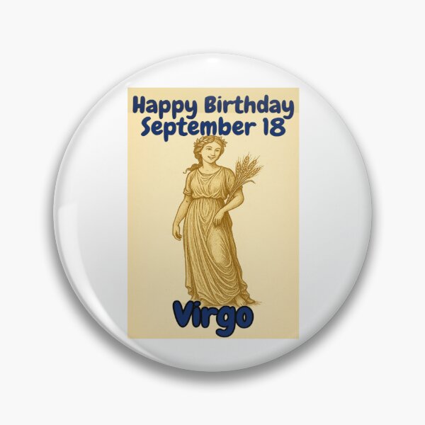 Item preview, Birthday Zodiac Sign – September 18 designed and sold by ariksworld.