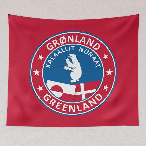 Item preview, Badge of Greenland designed and sold by almadigitalarts.