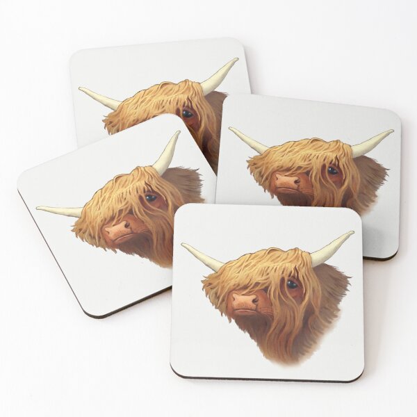 Item preview, Hairy Scottish Highland Cow designed and sold by JoyfulWhimsy.