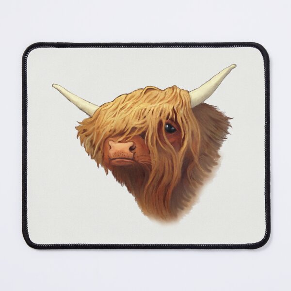 Item preview, Hairy Scottish Highland Cow designed and sold by JoyfulWhimsy.