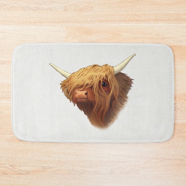 Item preview, Hairy Scottish Highland Cow designed and sold by JoyfulWhimsy.