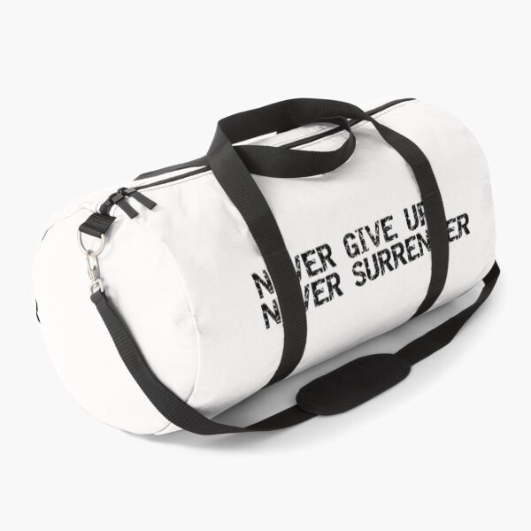 Item preview, never give up never surrender designed and sold by sarina G.