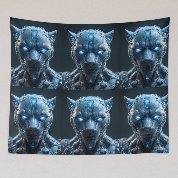Item preview, Tiger Art Diverse Artistic Expressions Cosmic Wars Fantasy designed and sold by ART ATTACK ZONE.