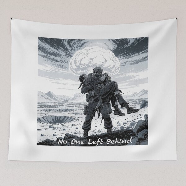 Item preview, No One Left Behind Print designed and sold by Lichentroupe63.