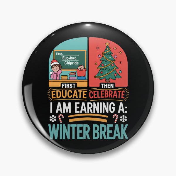 Item preview, Winter Break Funny Teacher School designed and sold by georgiaarsnal.