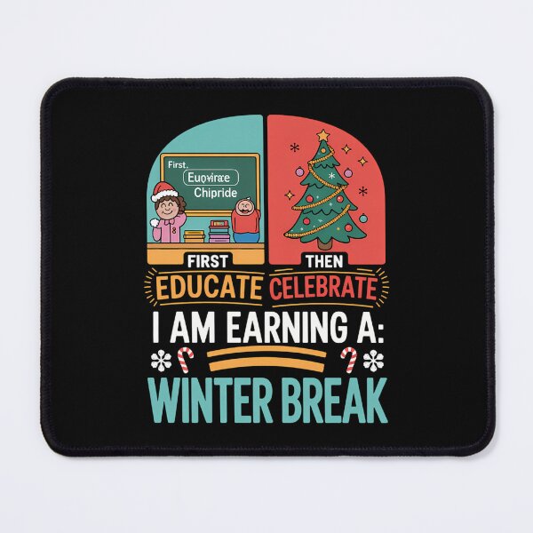 Item preview, Winter Break Funny Teacher School designed and sold by georgiaarsnal.