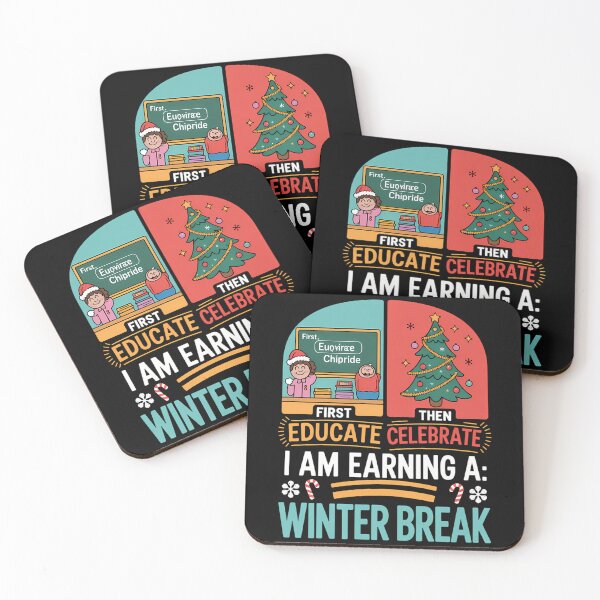 Item preview, Winter Break Funny Teacher School designed and sold by georgiaarsnal.
