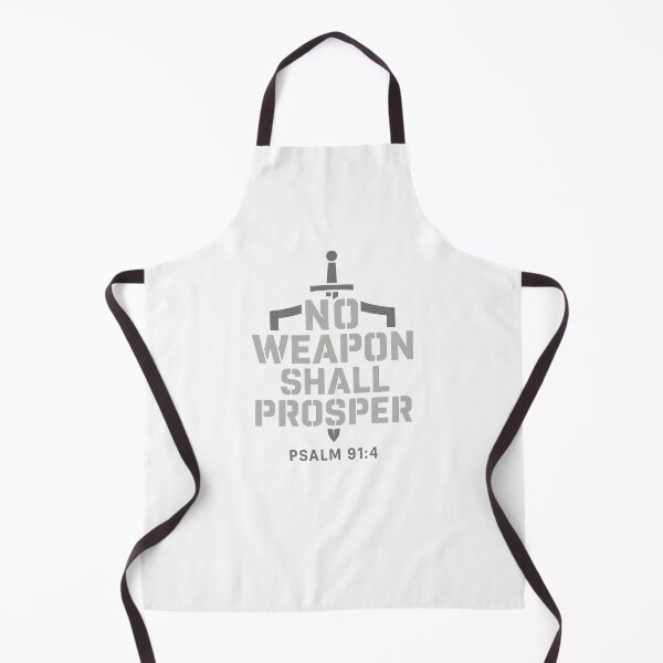 Item preview, No Weapon Shall Prosper – Psalm 91:4 Christian Faith Armor Design designed and sold by SoulThread Studio.
