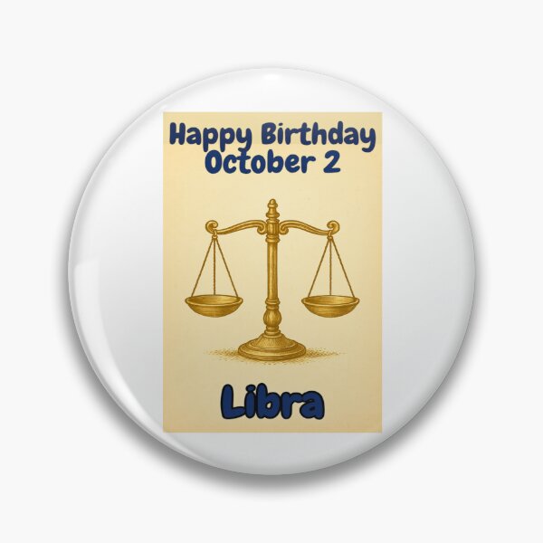 Item preview, Birthday Zodiac Sign – October 2 designed and sold by ariksworld.