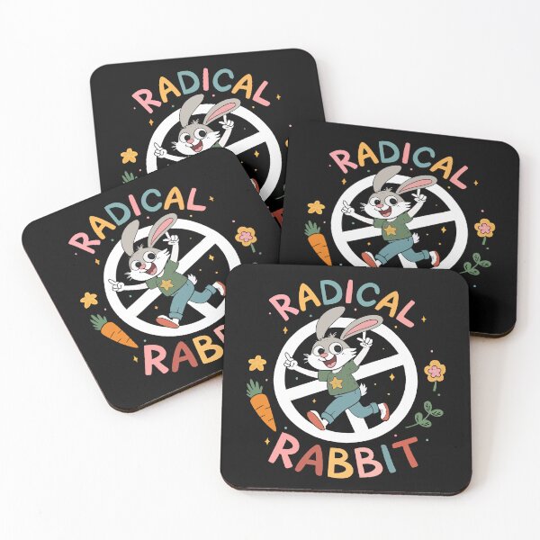 Item preview, Radical Rabbit Peace Sign designed and sold by the science zoo.