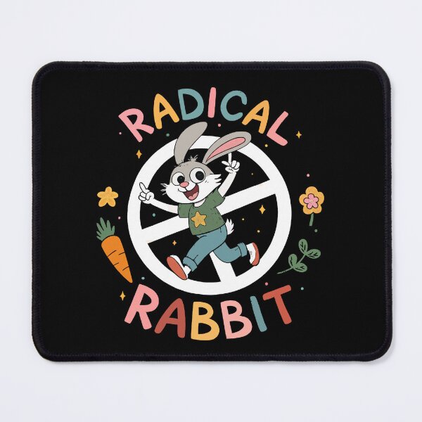 Item preview, Radical Rabbit Peace Sign designed and sold by the science zoo.