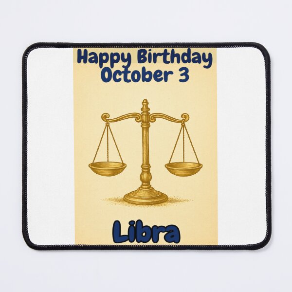 Item preview, Birthday Zodiac Sign – October 3 designed and sold by ariksworld.