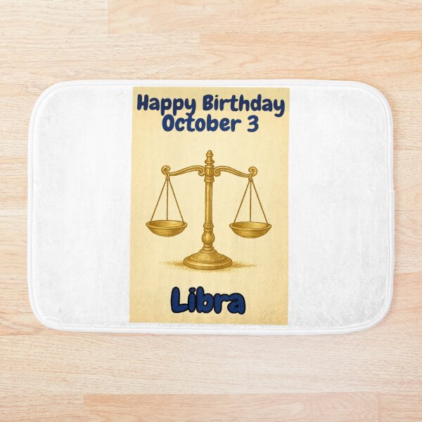 Item preview, Birthday Zodiac Sign – October 3 designed and sold by ariksworld.