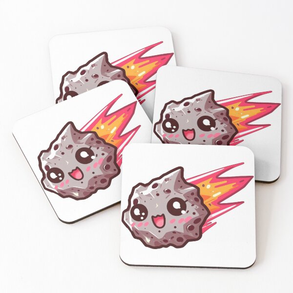 Item preview, Blazing Through Space – Adorable Kawaii Meteor designed and sold by SketchOnScreen.